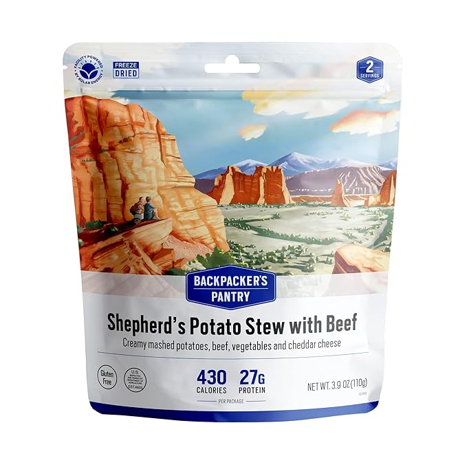 Backpacker's Pantry Shepherd's Potato Stew with Beef - Freeze Dried Backpacking & Camping Food
