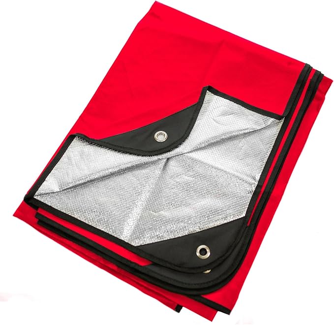 Arcturus Insulated Tarp, Reusable Heavy Duty Thermal Survival Blanket ??60x82in, Reflects 90% Body