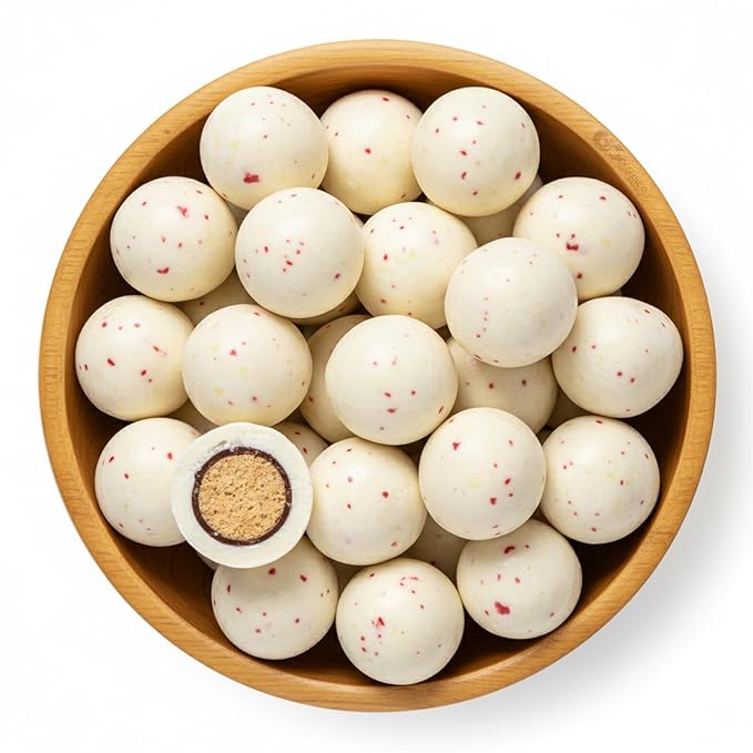 NY Spice Shop Peppermint Twist Chocolate Malt Balls Party Decorations - 8 Ounce Malted Milk Ball