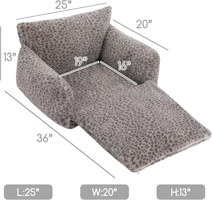 Hollypet Cat Bed Fluffy Plush Mutifuctional Double-Layer Soft Pet Couch Orthopedic Sofa Nest Beds