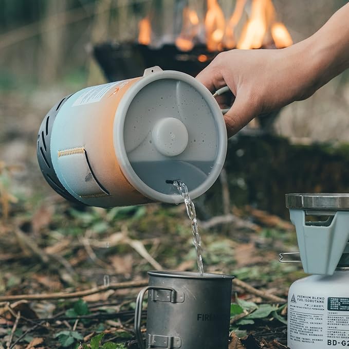 Fire-Maple "Fixed Star 1" Personal Cooking System | Pot/Jet Burner Stove System with Electric