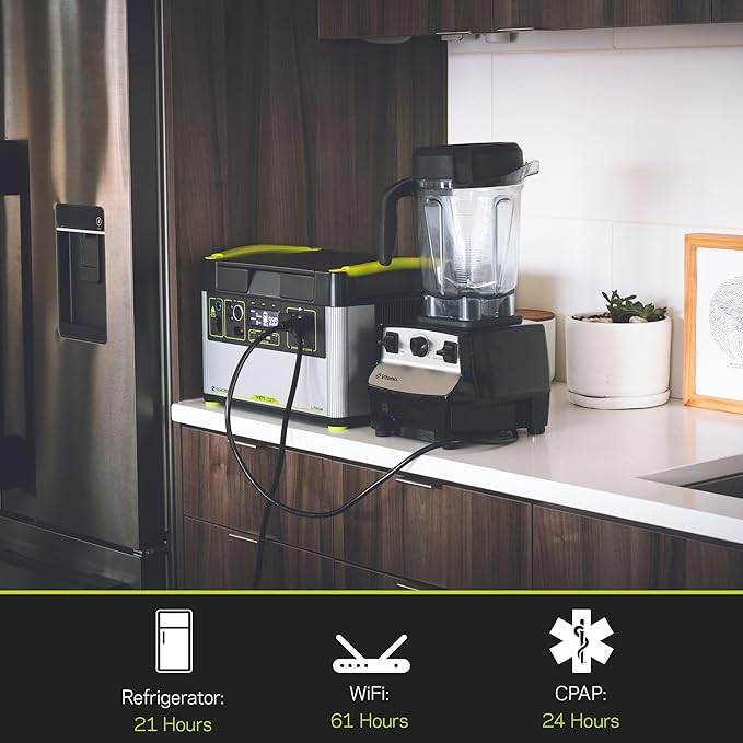 Goal Zero Yeti Portable Power Station - Yeti 1500X w/ 1,516 Watt Hours Battery Capacity, USB Ports