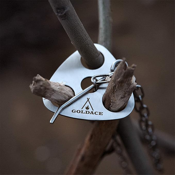 Stainless Steel Camping Gear and Equipment - Campfire Cooking Accessories Set - Radiate Portable