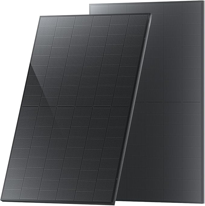 STAR 870W Solar Panels,435W 2PCS 12/24V Monocrystalline Solar Panel, High-Efficiency Full-Screen