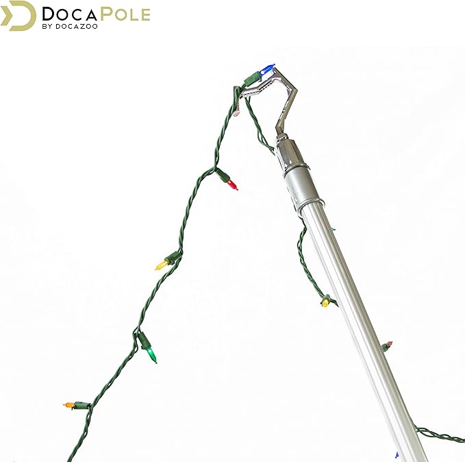 DOCA Boat Hook - Christmas Light Pole Hanger Tool - Durable & Lightweight Utility Hook for Docking