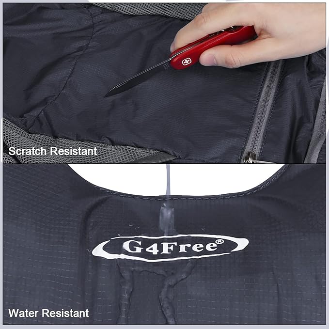 G4Free Lightweight Packable Hiking Backpack for Men Women Small Hiking Daypacks Foldable Shoulder