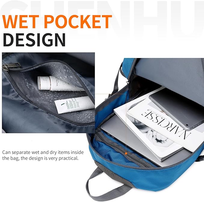 40L Hiking Backpack Lightweight Daypack Waterproof Travel Camping Backpack for Men Women Sport