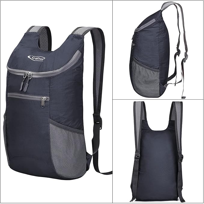 G4Free Lightweight Packable Hiking Backpack for Men Women Small Hiking Daypacks Foldable Shoulder