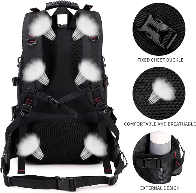 Nerlion 40L Hiking Backpack Travel Backpack for Men Women Camping Waterproof Outdoor Hiking Daypack