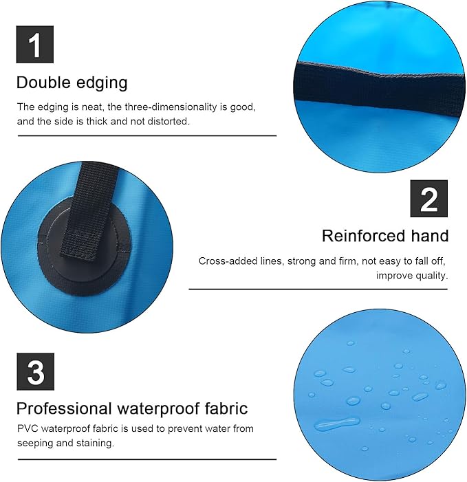Esthesia Collapsible Bucket, 5 Gallon Portable Folding Water Container for Travelling, Camping