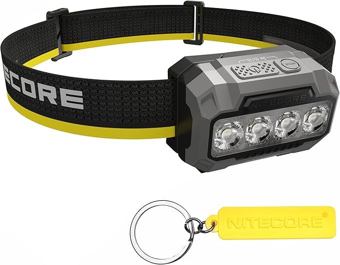 Nitecore HA23 UHE 600 Lumen MCT Outdoor Headlamp Multiple Color Temperatures Lightweight AAA