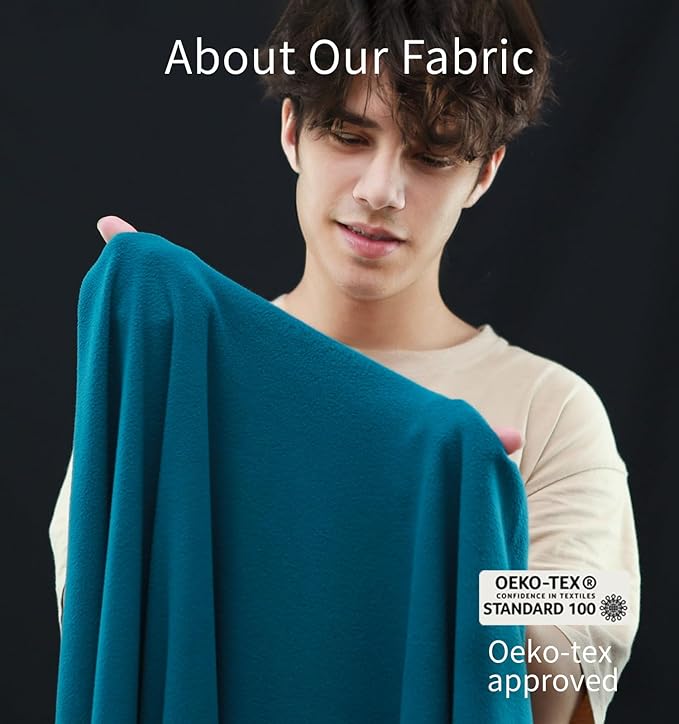 Travel Camping Blanket Lightweight and Breathable, 67 x 48 in Soft Airplane Flight Blanket for