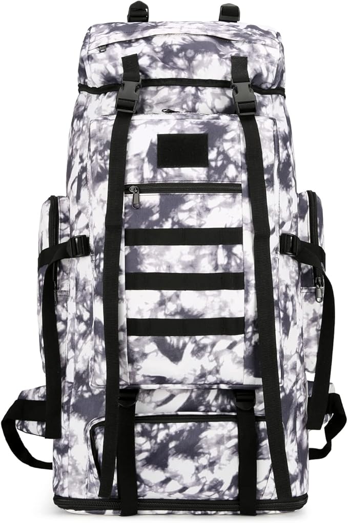 Hiking Backpack for Men 70L/100L Camping Backpack Military Rucksack Molle 3 Days Assault Pack for