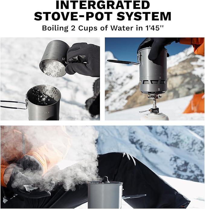 Fire-Maple Petrel Quickboil Pro Ultralight Cooking System ??Compact & Fast-Boiling Backpacking