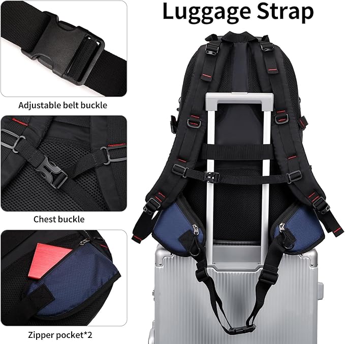 Nerlion 40L Hiking Backpack Travel Backpack for Men Women Camping Waterproof Outdoor Hiking Daypack