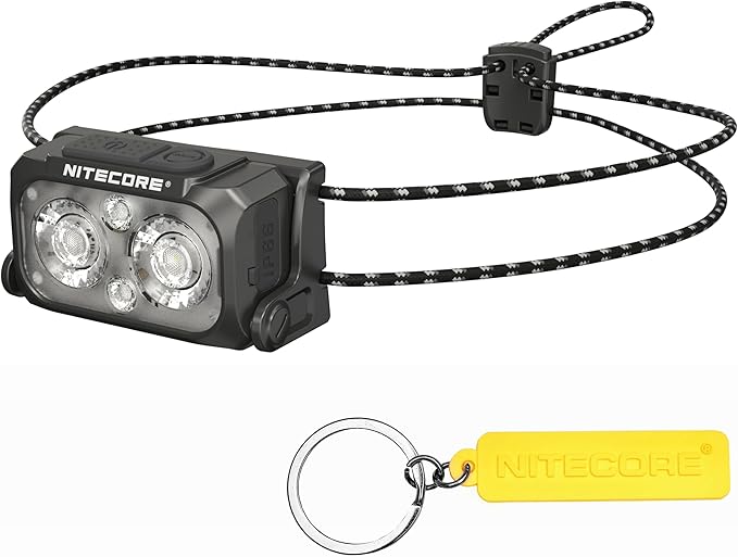 Nitecore NU25 MCT 400 Lumen Ultra Lightweight Multiple Color Temperatures Outdoor Headlamp USB-C