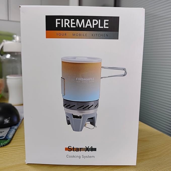 Fire-Maple "Fixed Star 1" Personal Cooking System | Pot/Jet Burner Stove System with Electric