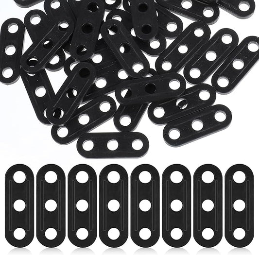 Rope Tightener, 30 PCS Tent Rope Tensioners Plastic Cord Tensioners Tent Wind Ropes Buckle