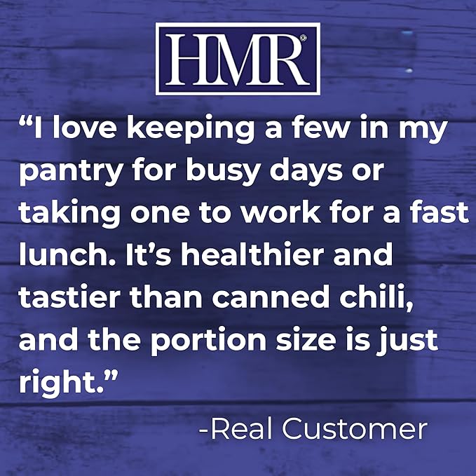HMR Turkey Chili with Beans Entrée | Pre-packaged Lunch or Dinner to Support Weight Loss | Ready to