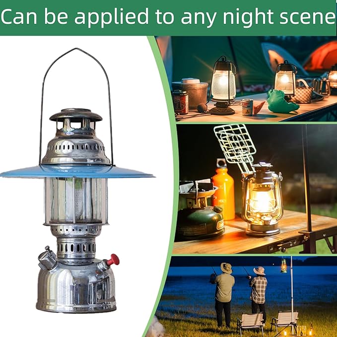 10 Pack U-Shaped Lantern Mantles,Propane Lantern Mantle,Upgrade Camping Lamp Mantle,Gas Lamp