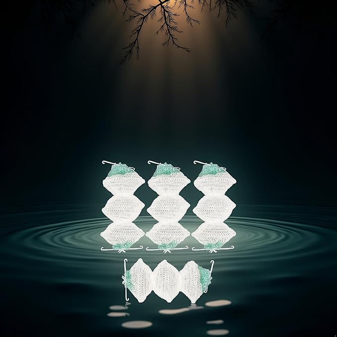 4 Pack Lantern Mantles Bulk Accordion Shape 95 On Attractive Design Double-Clip Three-Layer Gauze