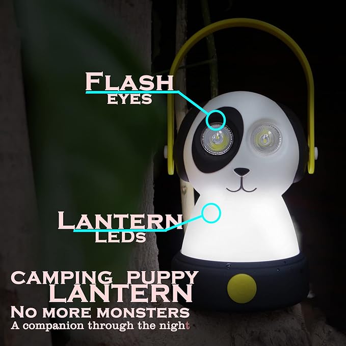 Outdoor Equipment LED Camping Lantern & Headlamp Set for Kids, FANT.LUX Battery Powered Night Light