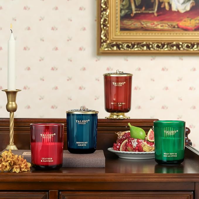 Jar Candles for Home Scented, Aromatherapy Candles Gifts for Women & Men, Natural Soy Candle, 8.4oz