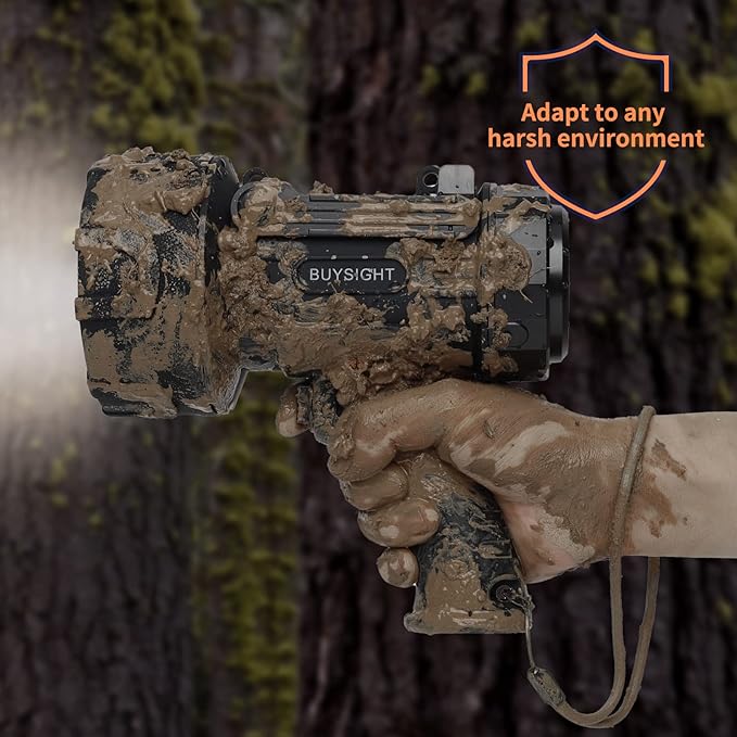 BUYSIGHT Rechargeable Spotlight Flashlight,Super high lumens Hand held Spotlight Waterproof