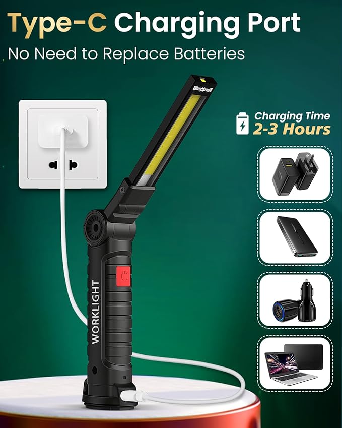 Coquimbo Christmas Stocking Stuffers White Elephant Gifts for Adults Men Him Dad, Rechargeable LED
