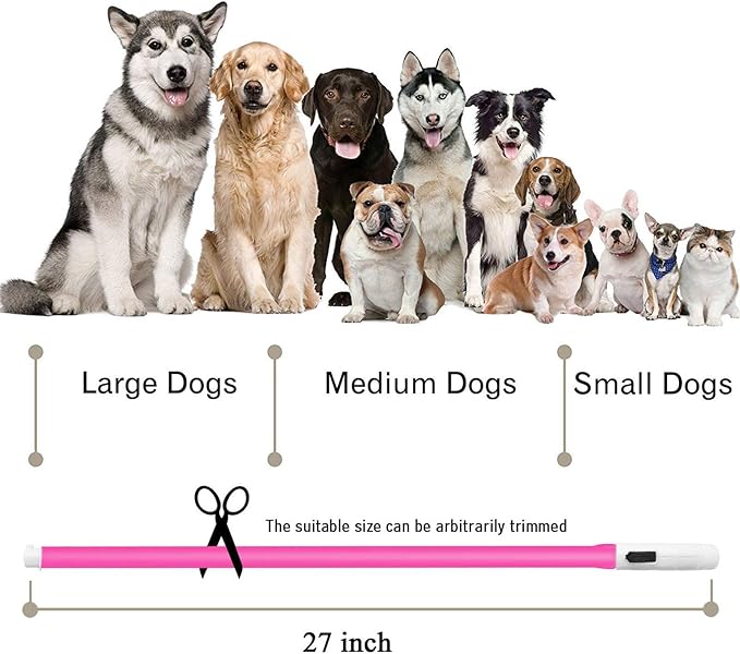 LED Dog Collar,USB Rechargeable Glowing Dog Collars, Light Up Collar Improved Pet Safety