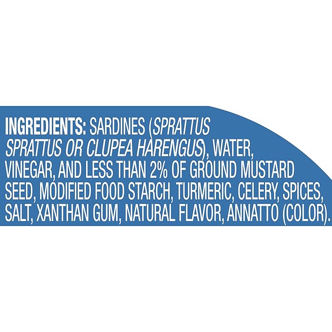 Chicken of the Sea Sardines in Mustard Sauce, 3.75 Ounce Can (Pack of 1), Wild Caught Canned