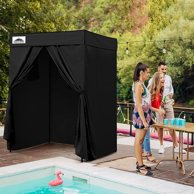 EAGLE PEAK Flex Compact 5x5 Pop-up Canopy Changing Room, Portable Privacy Dressing Room for Indoor