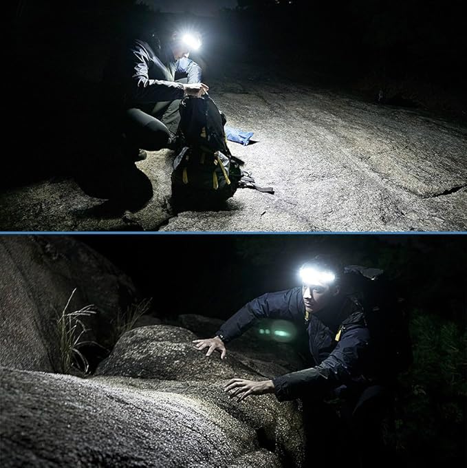 Orbit 2025 Edition Headlamp ??210° Wide Beam + 60° Focus Light, 1020 Lumens, USB-C Rechargeable