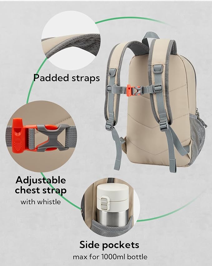 WATERFLY 12L Small Hiking Backpack: Day Pack Lightweight Travel Bag Camping Fitness Cycling Outdoor