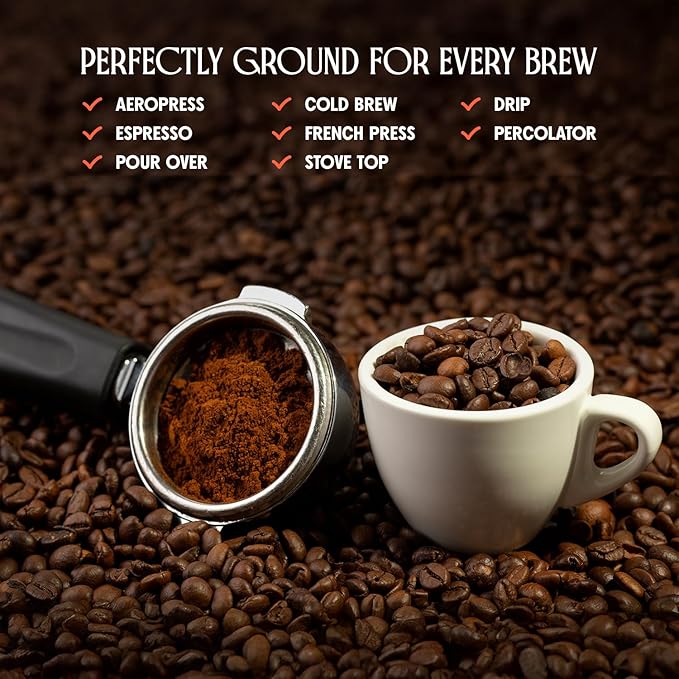 Forza Arabica Coffee Whole Bean, Medium Dark Roast Whole Bean Coffee Bold Flavor with Dark