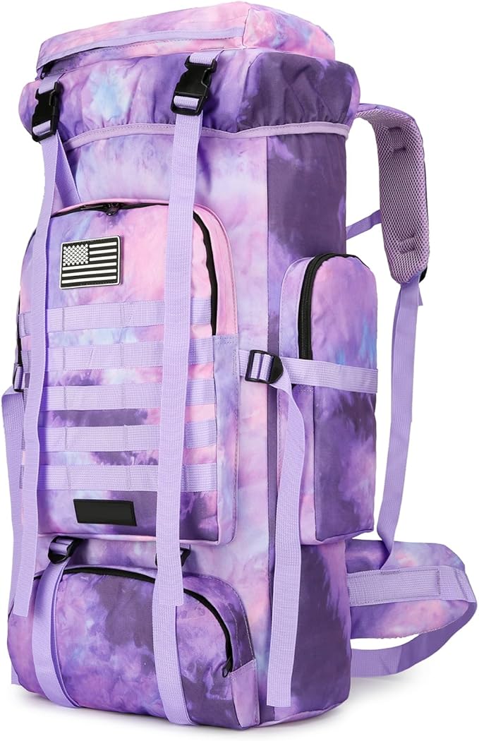 Hiking Backpack for Men 70L/100L Camping Backpack Military Rucksack Molle 3 Days Assault Pack for