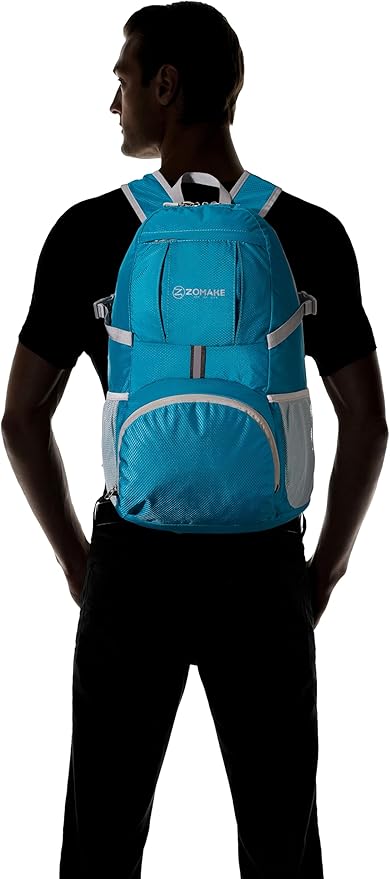 ZOMAKE Lightweight Packable Backpack 35L, Light Foldable Backpacks Water Resistant Collapsible