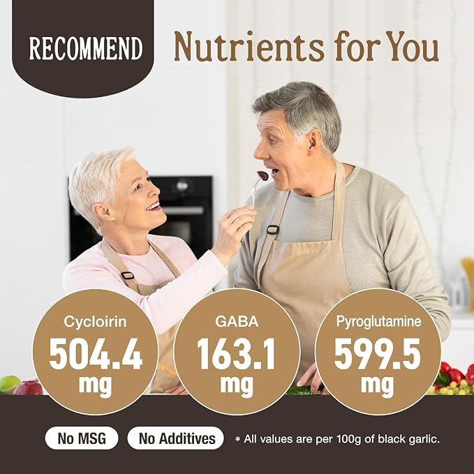Aomori Farm Black Garlic 17.63oz (500g) Japanese Fermented Superfood, Whole Bulbs