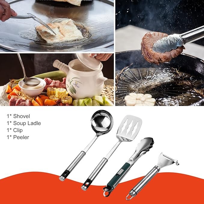 Camping Cookware Storage Bag - Camping Cooking Utensils Set Bag Camping Tool Portable Storage Bag