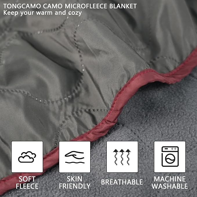 Camo Throw Blanket for Couch Sofa Soft Cozy Blankets Fleece Warm Lightweight Bedding Blanket for