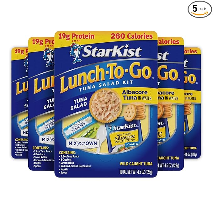 StarKist Lunch To-Go Albacore Mix Your Own Tuna Salad - (Pouch) - (Pack of 5)