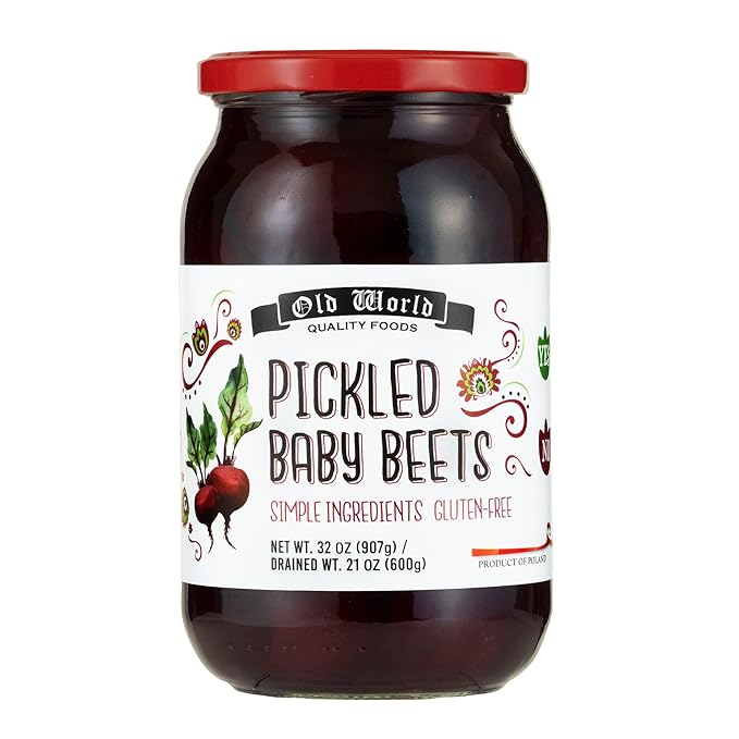 Old World Quality Foods Pickled Veggie ??3 Jars ??All Natural & Gluten-Free (Pickled Baby Beets)