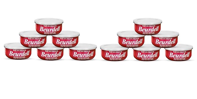 Beurdell French Salted Real Canned Butter 100% Natural Pasteurized Butter A real butter from France