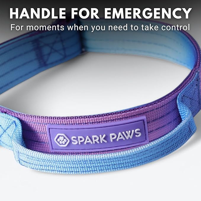 Spark Paws Tactical Dog Collar - Heavy Duty, Premium Quality, Thick and Durable for Large and