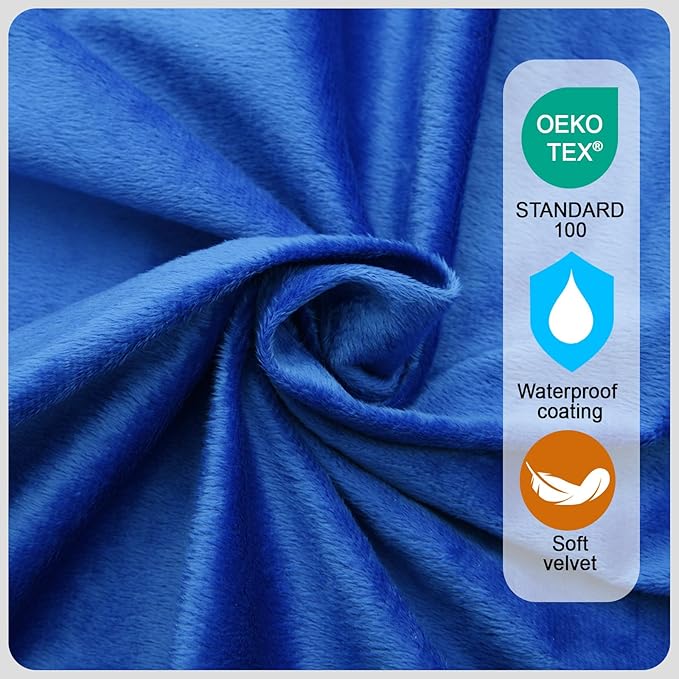 Memory Foam Camping Mattress pad, Comfortable Thick Floor Sleeping Mat for Adults with Waterproof