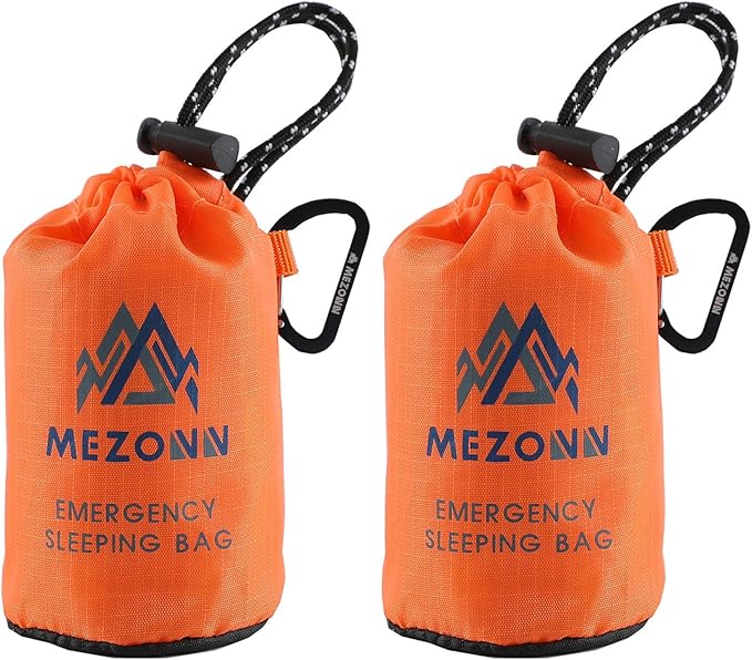 Emergency Sleeping Bag Survival Bivy Sack Use as Emergency Blanket Lightweight Survival Gear for