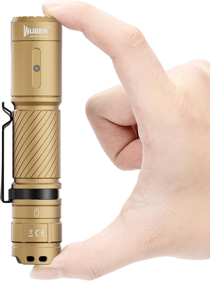 WUBEN C3 Flashlight 1200 High Lumens Rechargeable Flashlights 6 Modes Super Bright IP68 LED