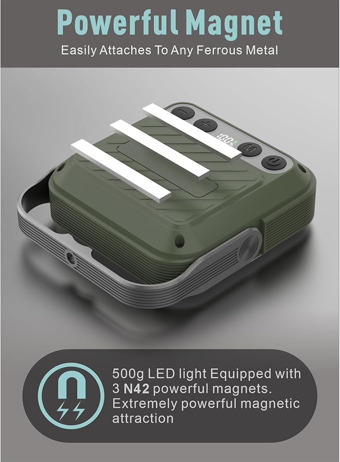 20000mAh Rechargeable LED Camping Lantern - 1600LM, QC3.0 22.5W, 4 - Color Switch, IPX5 Waterproof