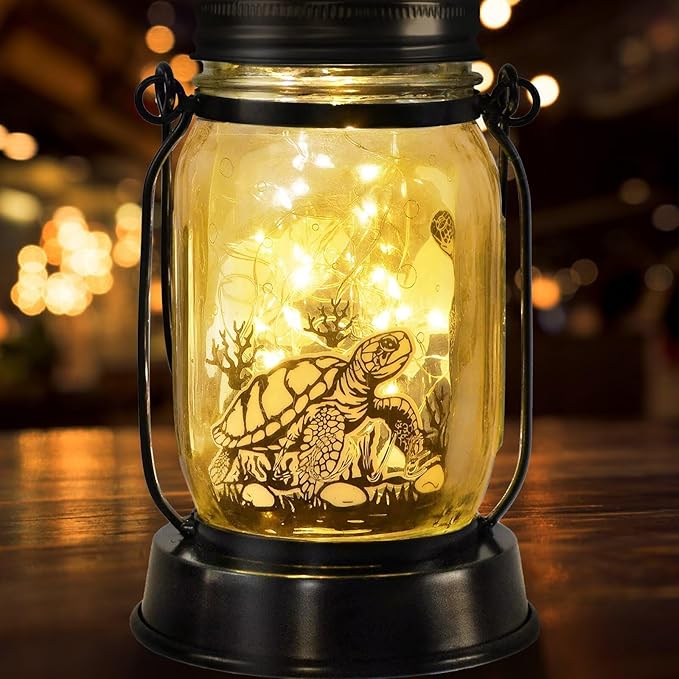 kyoryuger Sea Turtle Gifts for Women/Men Turtle Lovers Solar Lantern Mom Birthday, Mothers Day