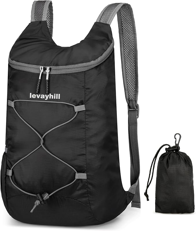 16L Lightweight Foldable Hiking-Backpack Small Packable-Daypack For Travel,Ultralight